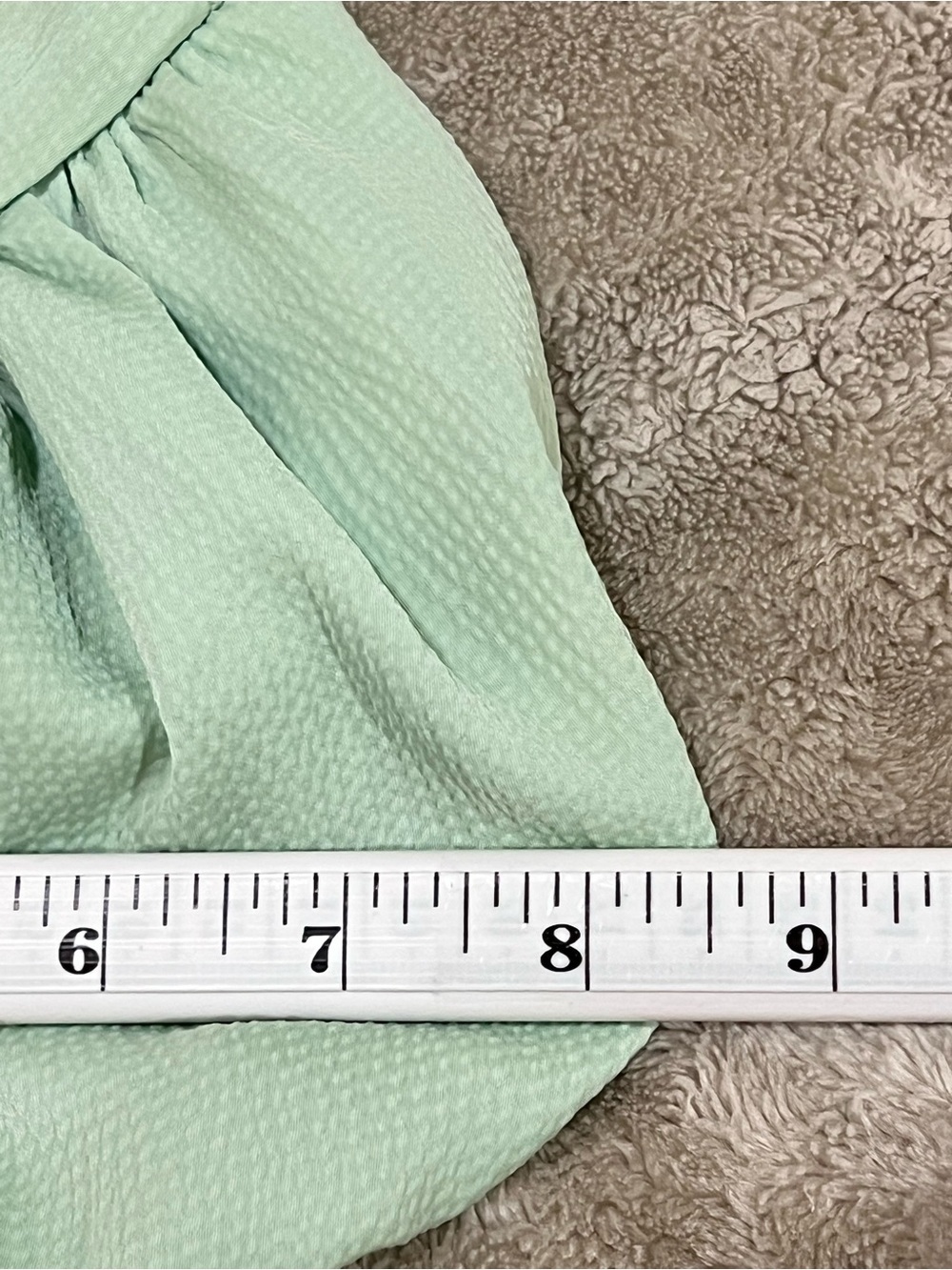 All in Favor Women’s Size US XL Square Neck Puff Sleeve A-Line Mini Dress Green - Picture 9 of 16